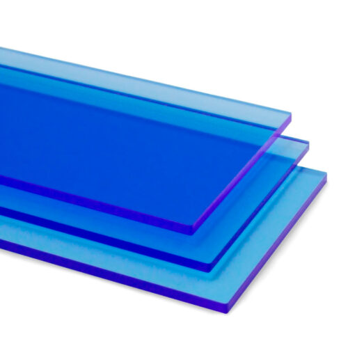 Lámina de Acrílico Translúcido Azul