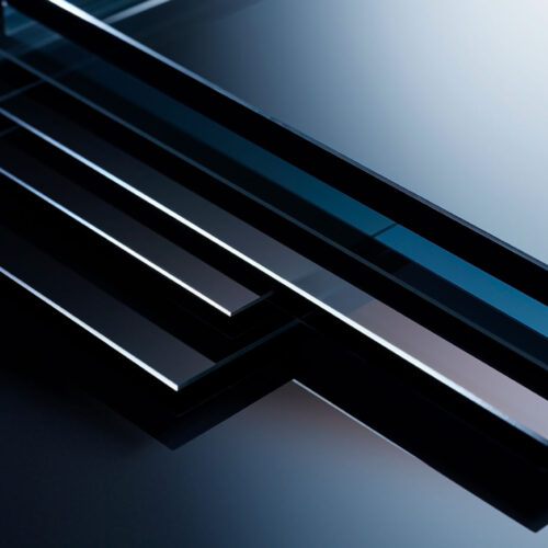 Lámina de Acrílico Translúcido Negro 122/244