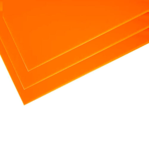 Lámina de acrílico naranja122/244