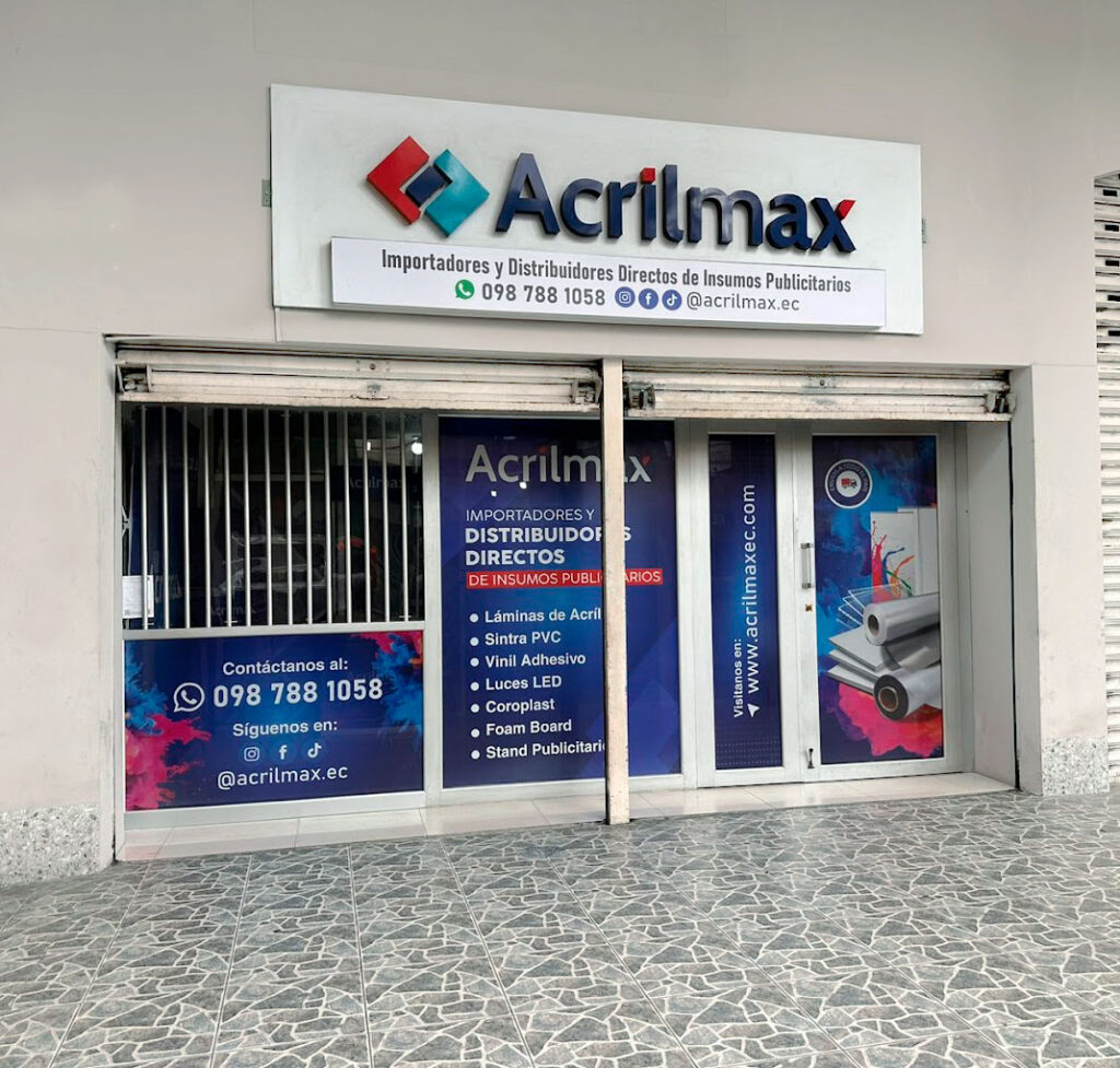Acrilmax Insumos Publicitarios en Guayaquil